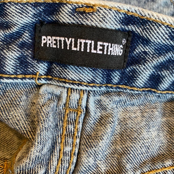 Pretty Little Thing High Rise Jeans Size 6 - Picture 3 of 4